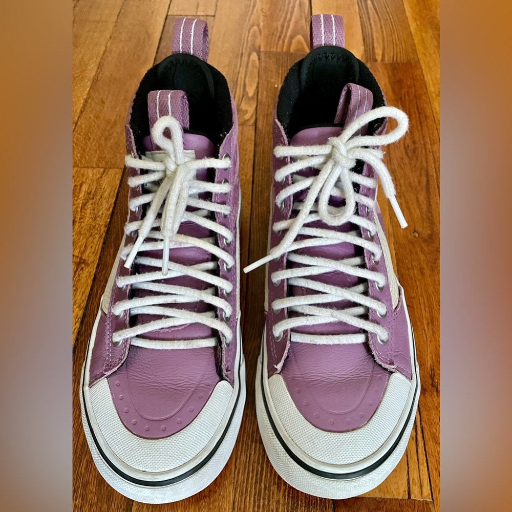Vans Lilac/Pink High-Top Sneakers